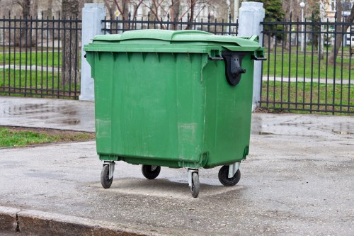 Various types of waste bins used in Chigwell